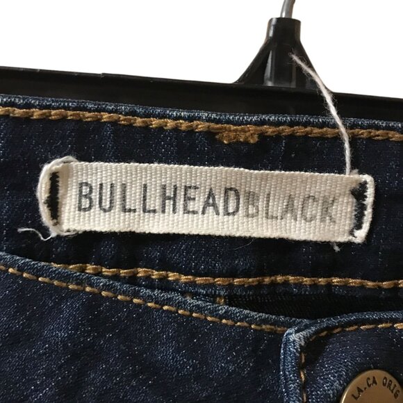 BullHead Black Dark Blue‎ Denim Womens Jeans Size 11 - Picture 4 of 4